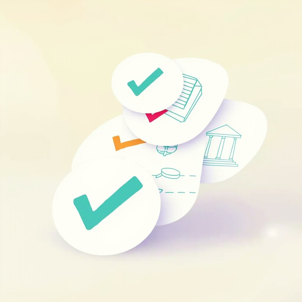 Checklist graphic showing first steps for nursing scholarships
